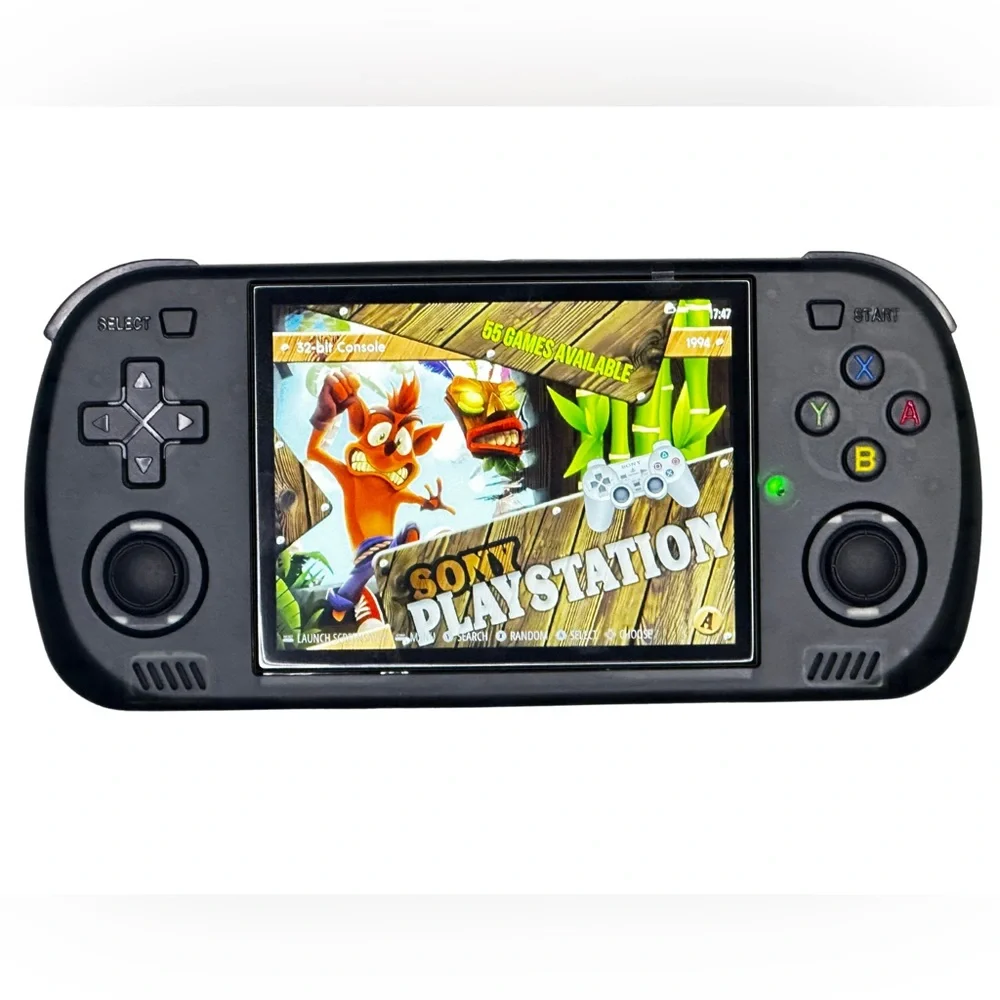 R36H Pro Max Retro Handheld Gaming Console (Black)